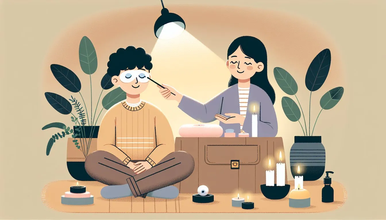 긴장감을 줄이는 간단한 눈 마사지 방법