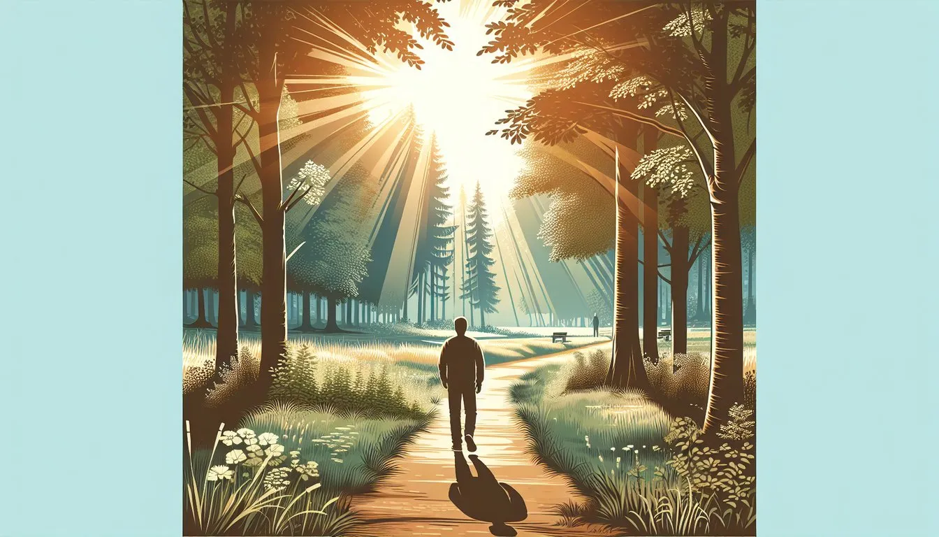 우울한 감정을 위한 자연 치료법: 걷기와 햇빛