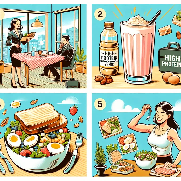 고단백 식사 대용 아이디어, 바쁜 아침에 딱 좋아요