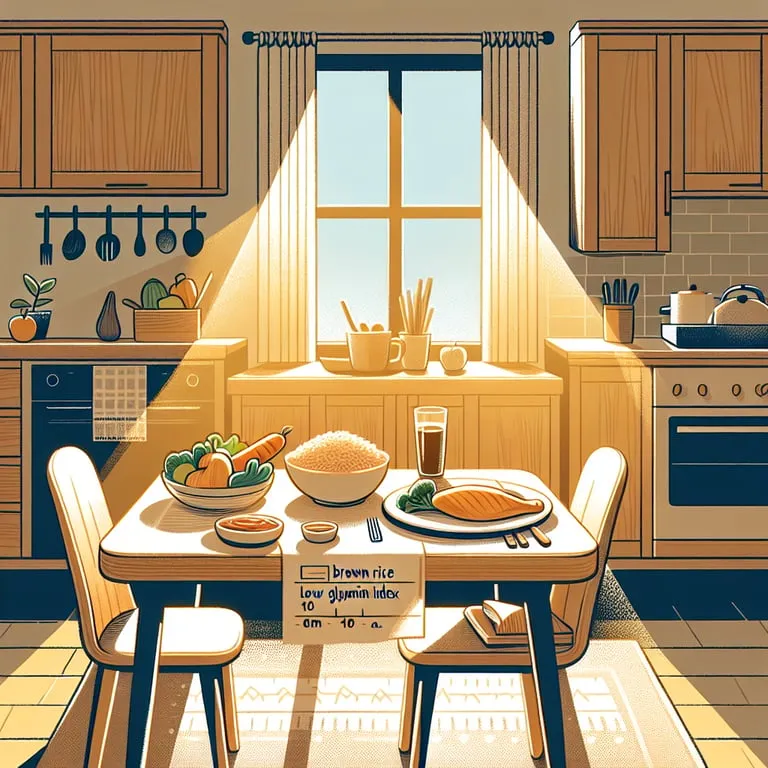 혈당 안정 식사법, GI지수 낮은 조합