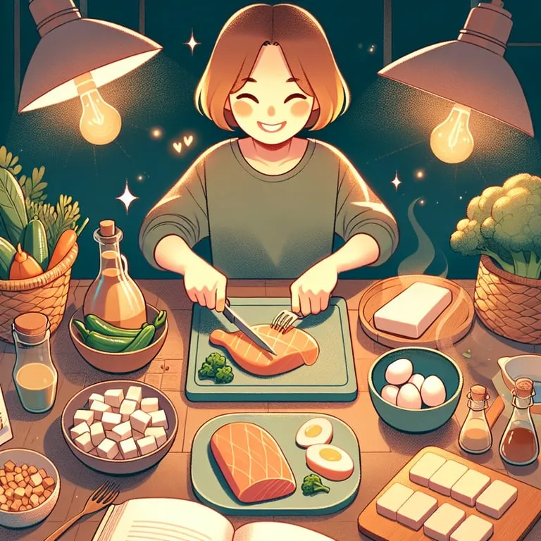 저녁 단백질 중심 식사 레시피