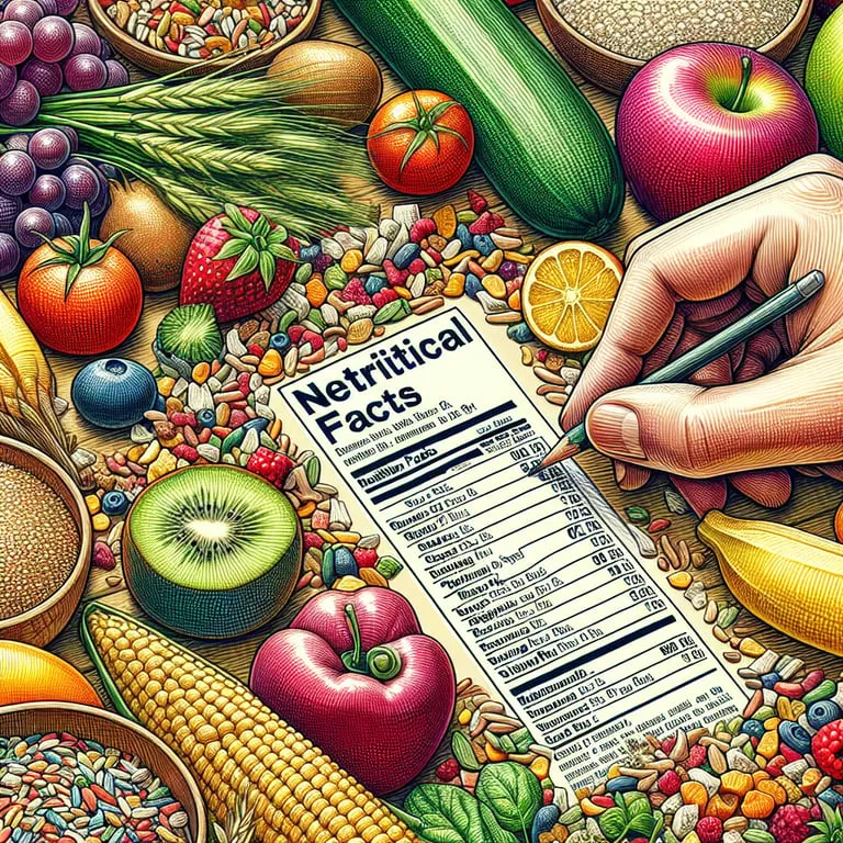 정제식품 줄이기 실천법, 포장지부터 확인하자