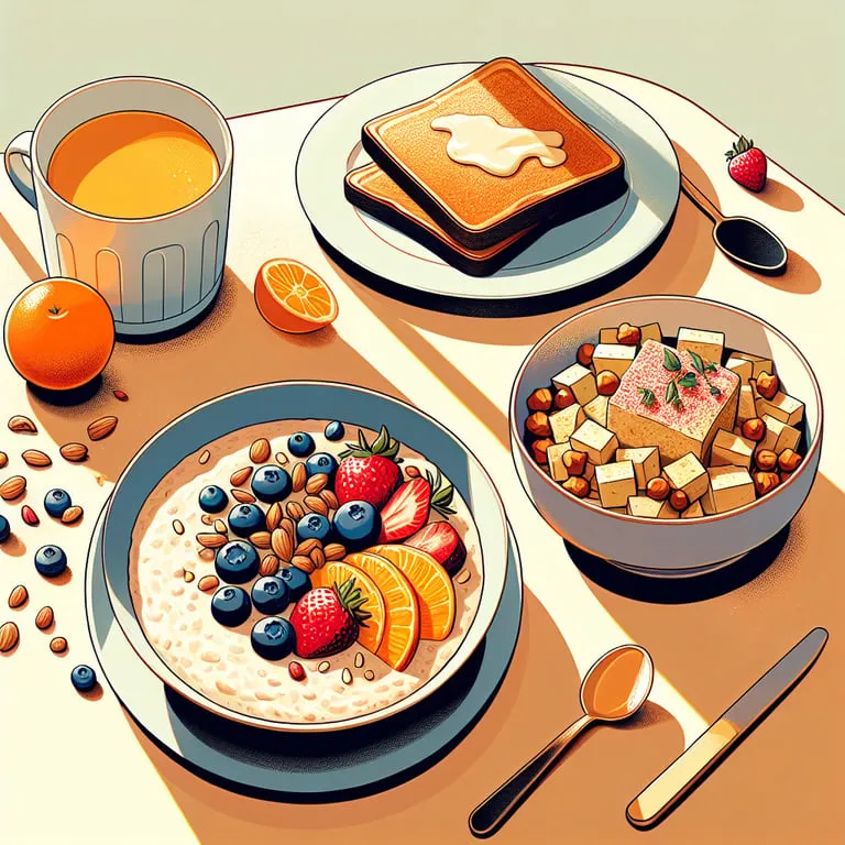 비건도 가능한 고단백 아침 식단 레시피 3가지