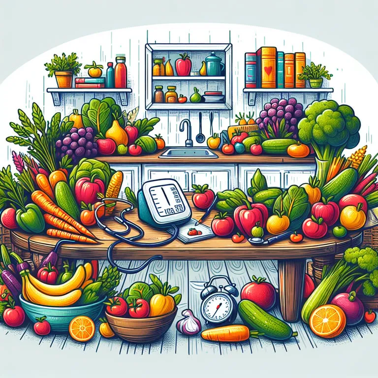 고혈압 환자를 위한 저염 저당 식단표