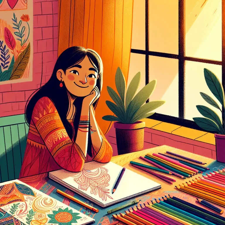 감정 해소 그림 그리기 따라 해보기