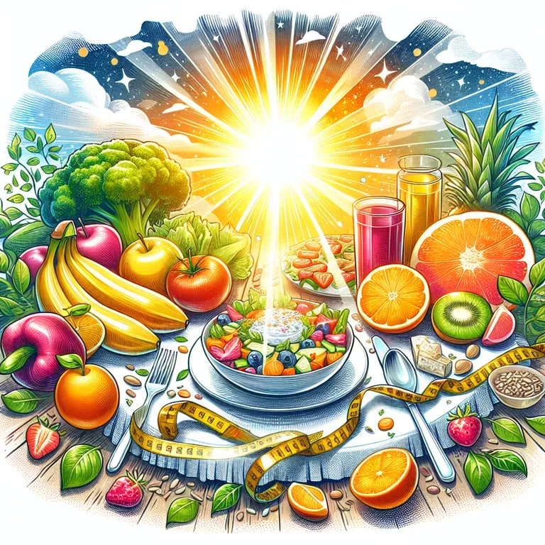 체중 조절을 위한 하루 식단 구성 예시