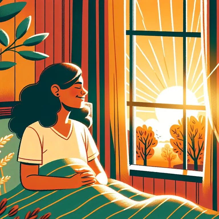 아침 햇살 요법으로 기분 전환하기