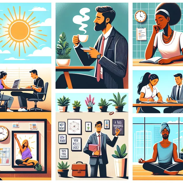 스트레스 없는 직장 생활의 비밀은 루틴이다