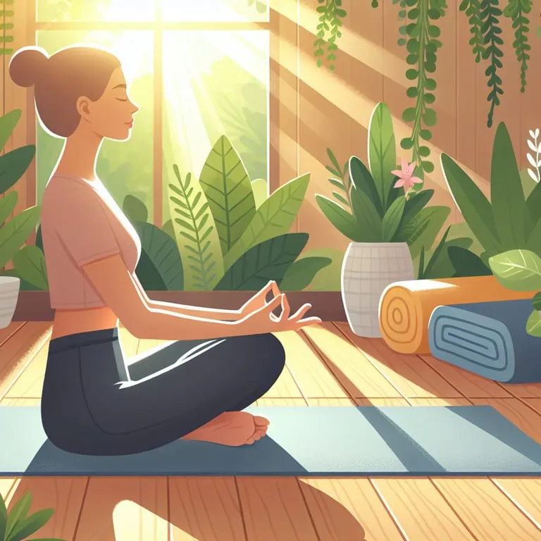 감정 해소 요가 루틴 따라 하기