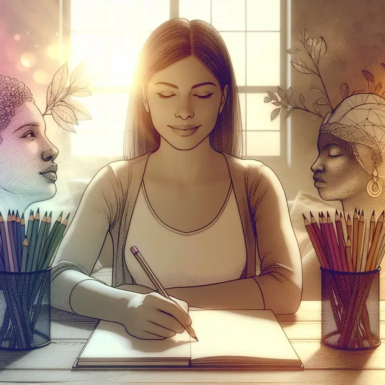 감정 해소에 좋은 그림 명상 따라 해보기